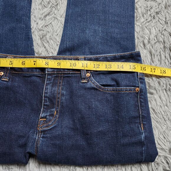 Tommy Hilfiger Jeans Womens Size 6 Regular 6R Skinny Fit Mid Rise Blue Dark Wash - Picture 6 of 12